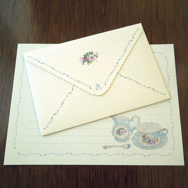 Letter Set Tea time