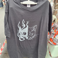 猫火Tシャツ / 流音