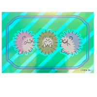 ハリネズミポストカード（ライン） / さまわ あい