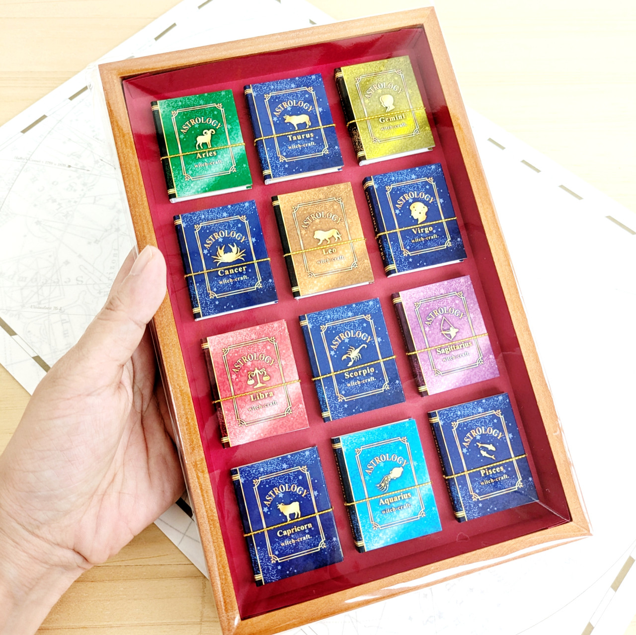 豆本９冊セット ふせん豆本12星座セットA by 魔女～雑貨百般・本当に売ってる架空のお
