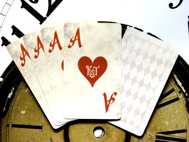 アンティークトランプ風ミニカード A By 金星灯百貨店 雑貨委託 本当に売ってる架空のお店 架空ストア