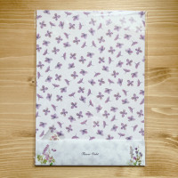 デザインペーパー　Flower Violet / 眞珠瑯
