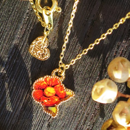 椿アクセサリー ネックレス by W.無色～雑貨百般・本当に売ってる架空