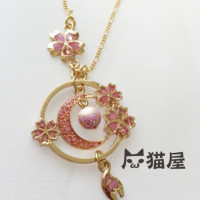 狂い咲きの桜ネックレス-桜-