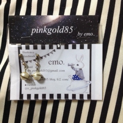 【ピアス】小惑星ピアス(WH×BR) / emo.