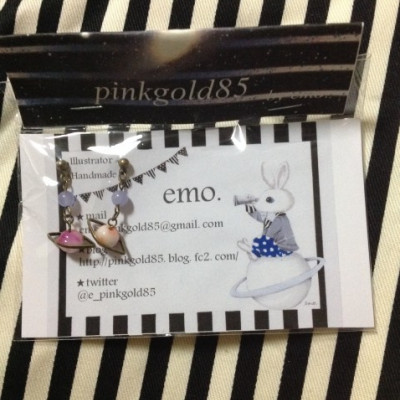 【ピアス】キャンディークォーツピアス(RD) / emo.