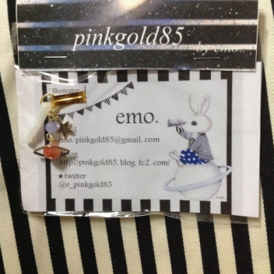 【イヤホンジャック】キャンディークォーツイヤホンジャック(RDWH) / emo.