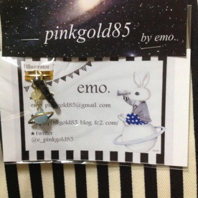 【イヤホンジャック】キャンディークォーツイヤホンジャック(BLBK) / emo.