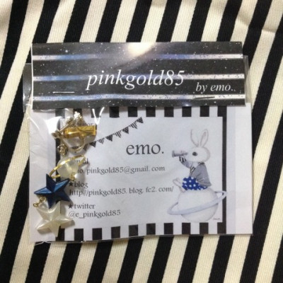 【イヤリング】ルナフラッシュと星のイヤリング / emo.