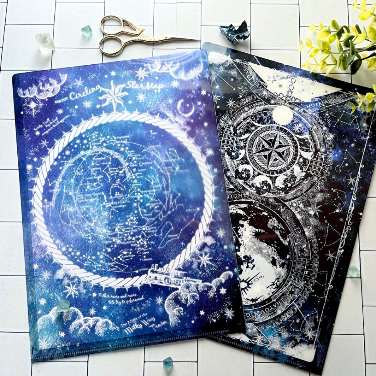 星めぐりクリアファイル 2種 by ラビッシュアート～雑貨百般・本当に