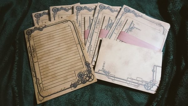 スチームパンクレターセット