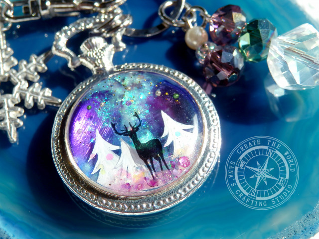 サイレント スノードーム 紫 By Sana S Crafting Studio 雑貨委託 本当に売ってる架空のお店 架空ストア