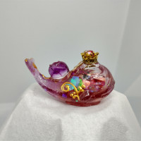 魔法鉱石のクジラ(オブジェ)ピンク / LUNA