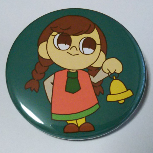 缶バッジ13 マルメキッズ ガール By メノノッカ 雑貨委託 本当に売ってる架空のお店 架空ストア