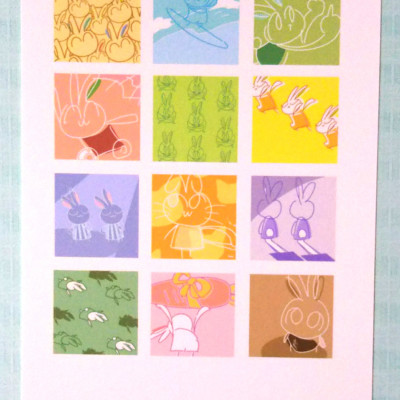 ポストカード5(メガノノウサギ) / メノノッカ